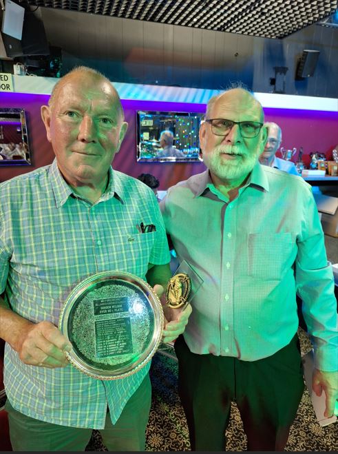 CONGRATULATIONS TO OUR GORDON WILSON MEMORIAL TROPHY (OVER 60'S) CHAMPION - BRIAN DUNWORTH, HATFIELD ROAD A